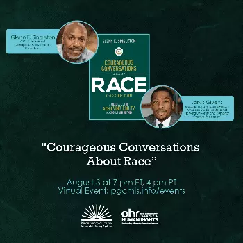 Courageous Conversations About Race Event Flyer