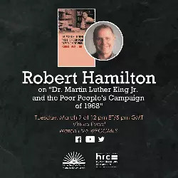 Robert Hamilton Event Flyer