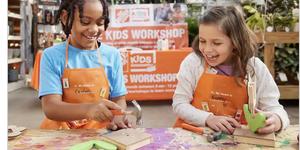 Police Department Joins Home Depot to Host Free Monthly Kids Workshops