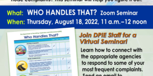 Zoom Seminar - Who Handles That?