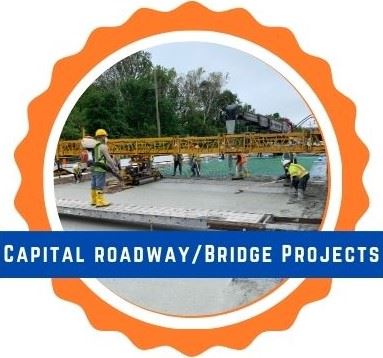 Capital Roadways and Bridges Project Button