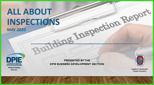 All About Inspections, photo of Inspection sheet on clipboard