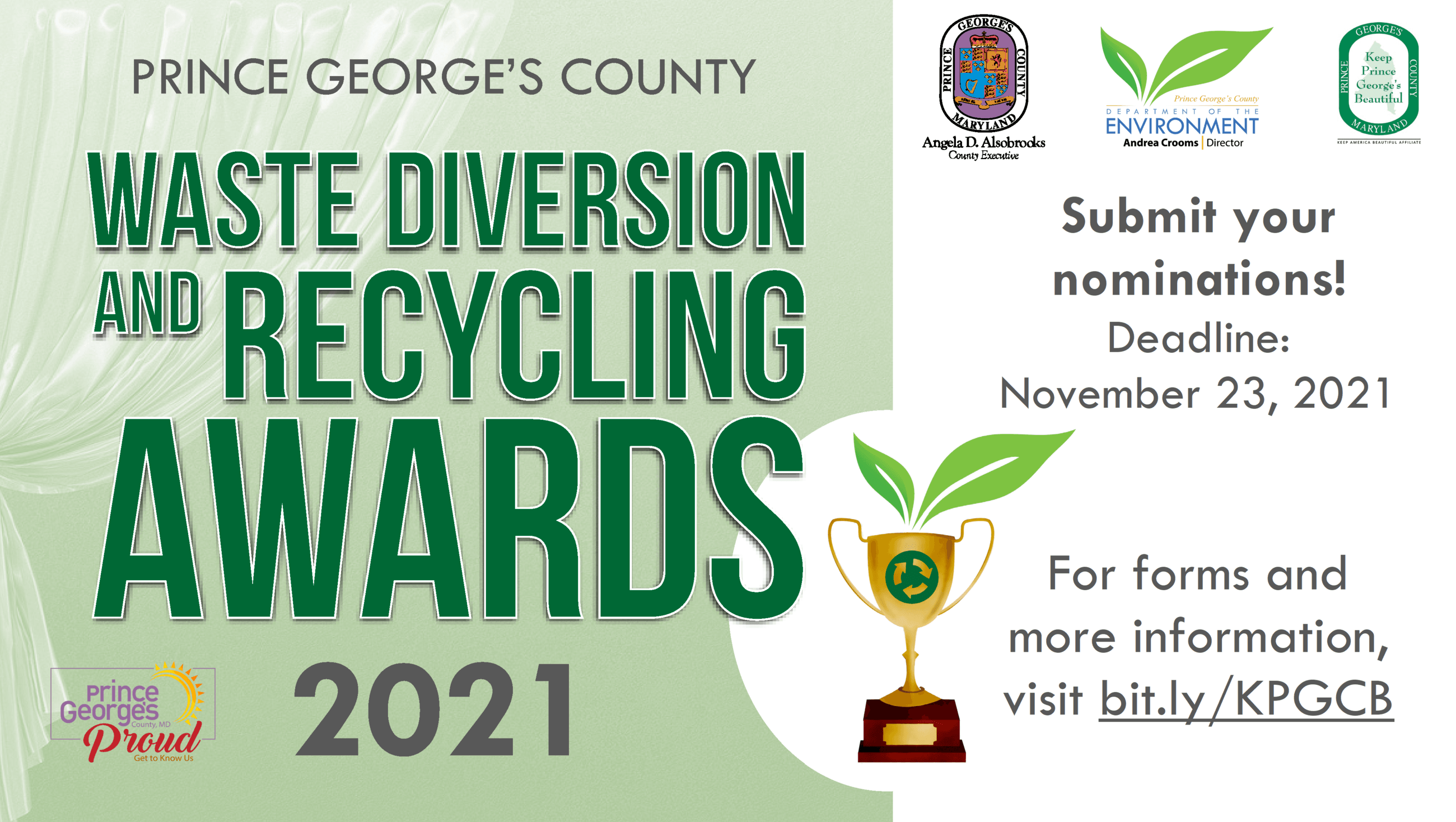 Waste Diversion Awards 2021 website
