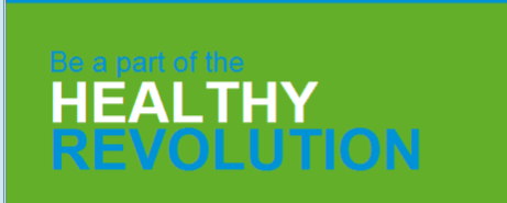 Image of Text - Be a Part of the Healthy Revolution