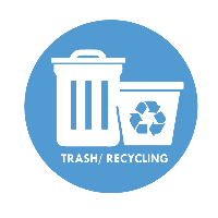 trash recycling icon Opens in new window