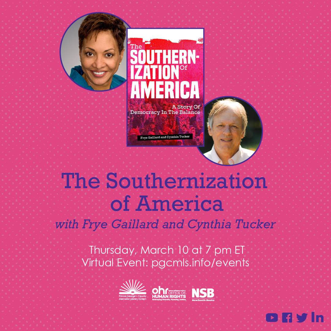 Flyer for March 10 - The Southernization of America