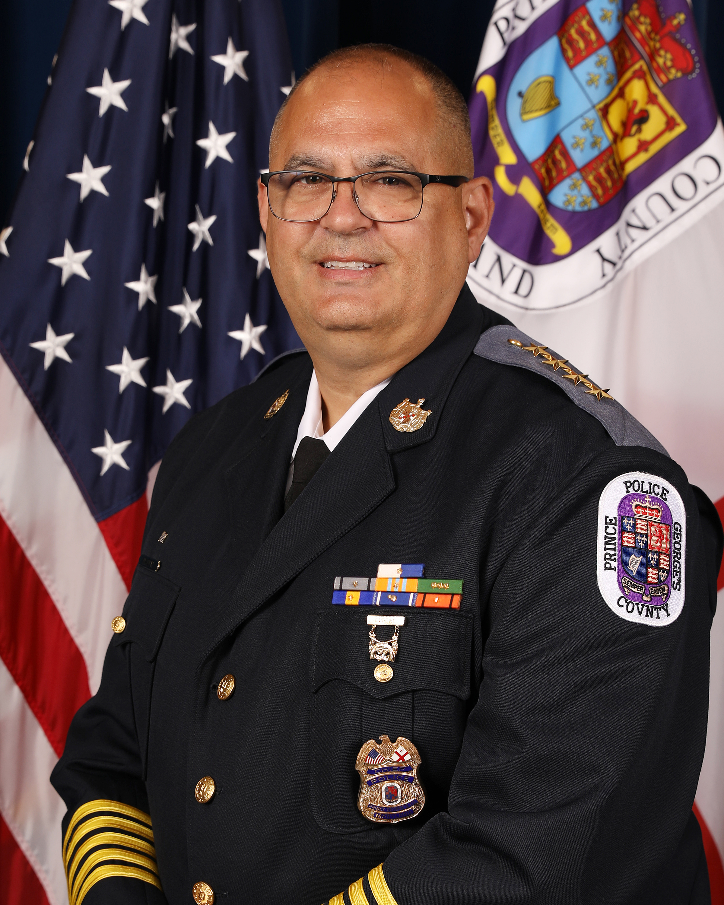 Official photo of Chief of Police George Nader