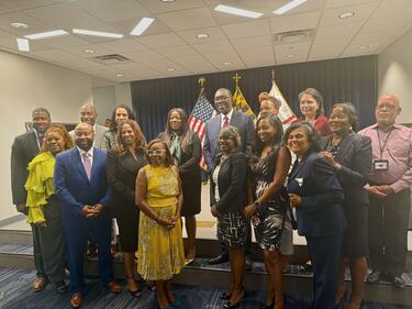 New Superintendent Annoucement Group Photo