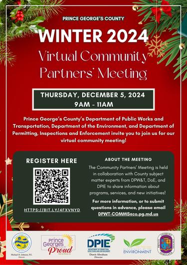 Virtual Winter Community Partners' Meeting
