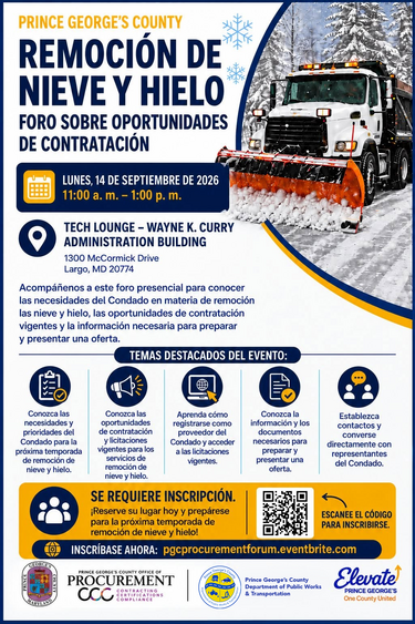 Snow Vendor Event (Spanish)