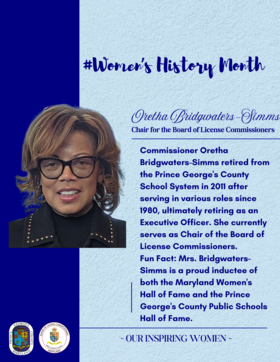 Oretha Bridgwaters-Simms, Chair