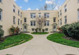 small apartment building, three levels