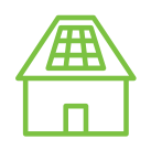 icon - house with solar panels