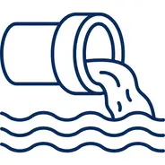 icon of a liquid solution being poured into a drain