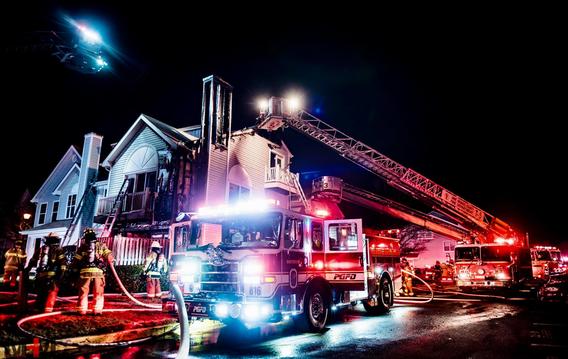 fire suppression at night