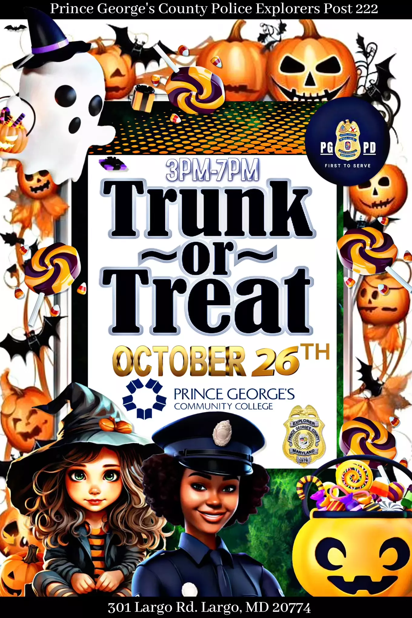 Division Two Trunk or Treat at PG Community College