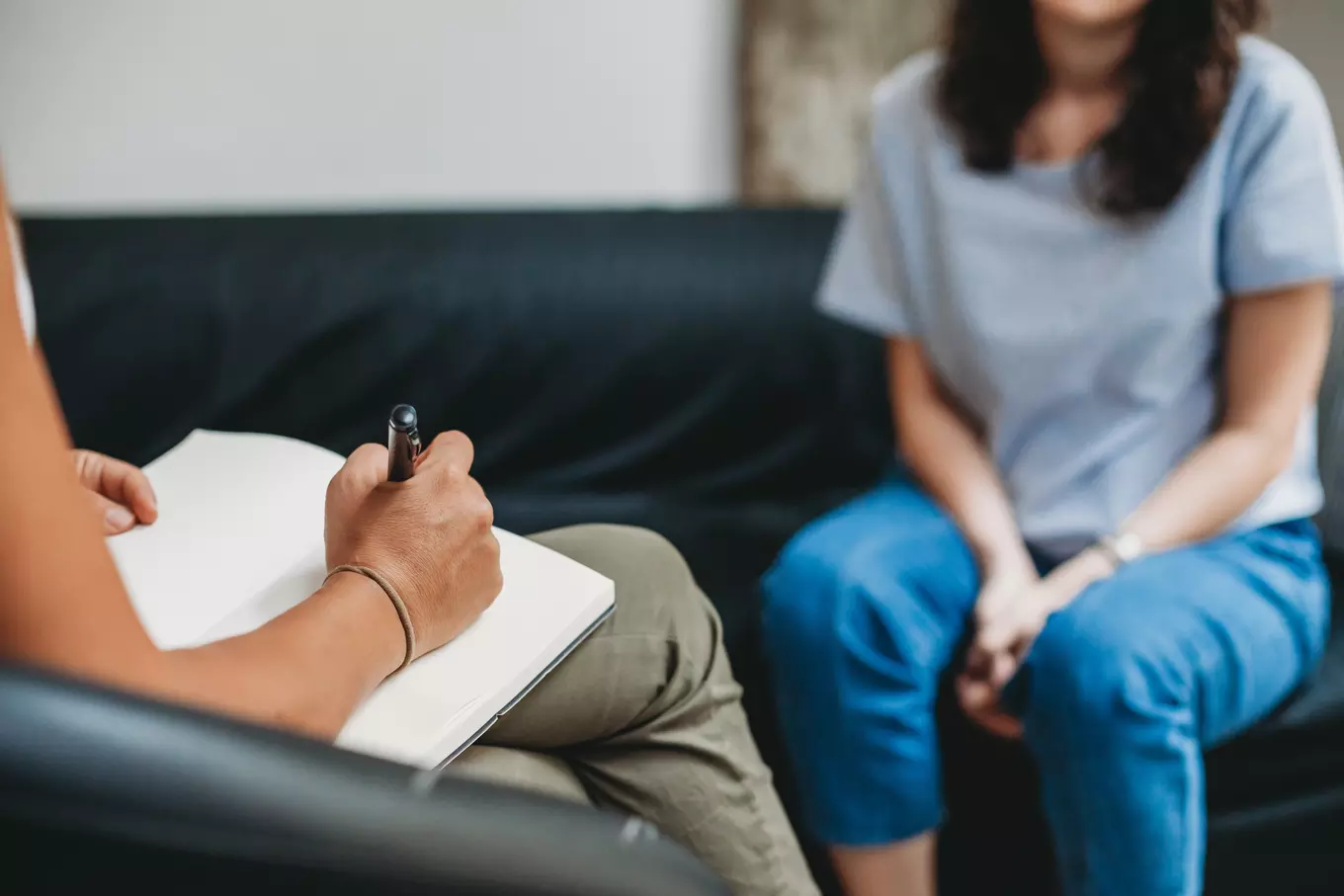 A person receiving therapy.