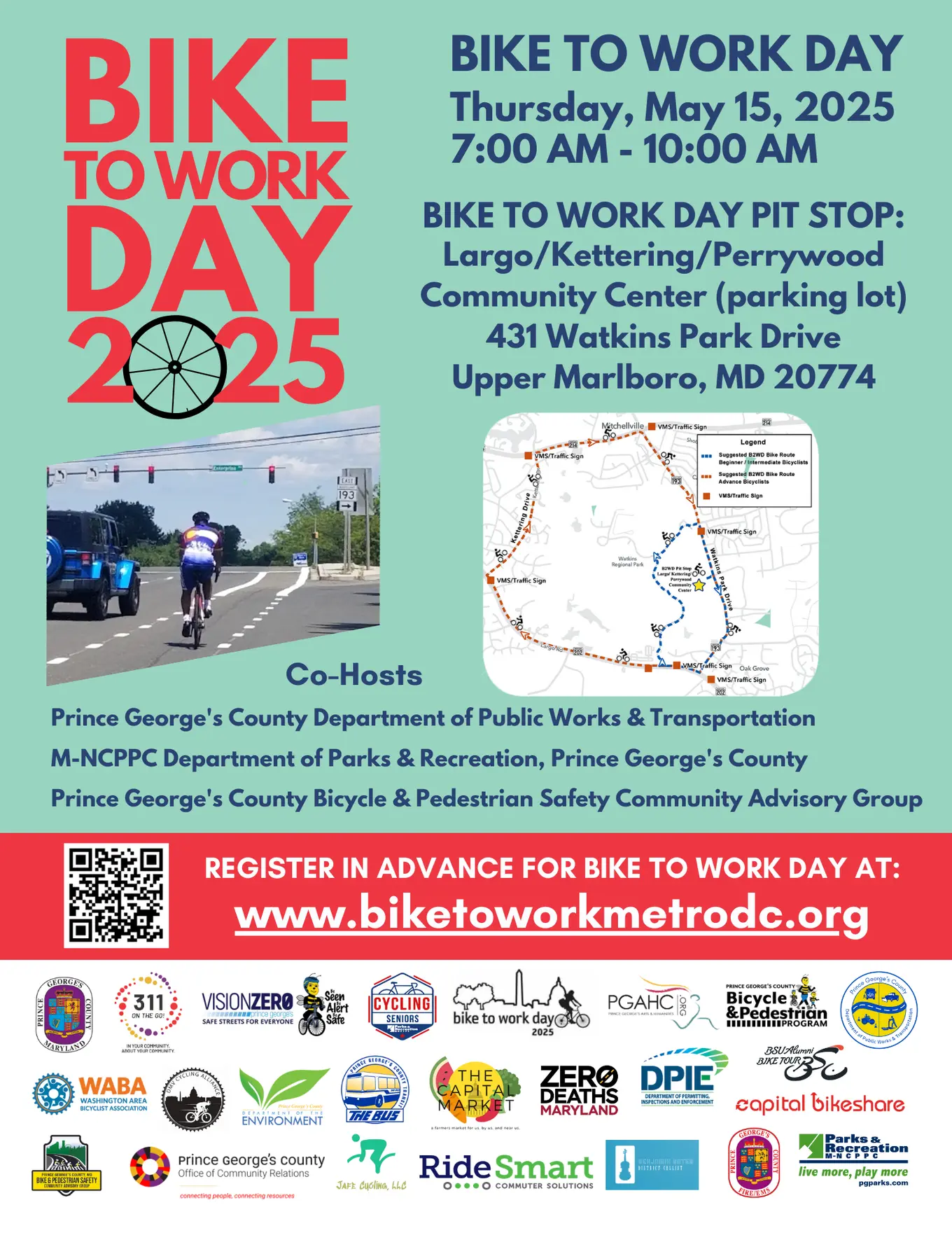 Bike to Work Day 2025 Flyer