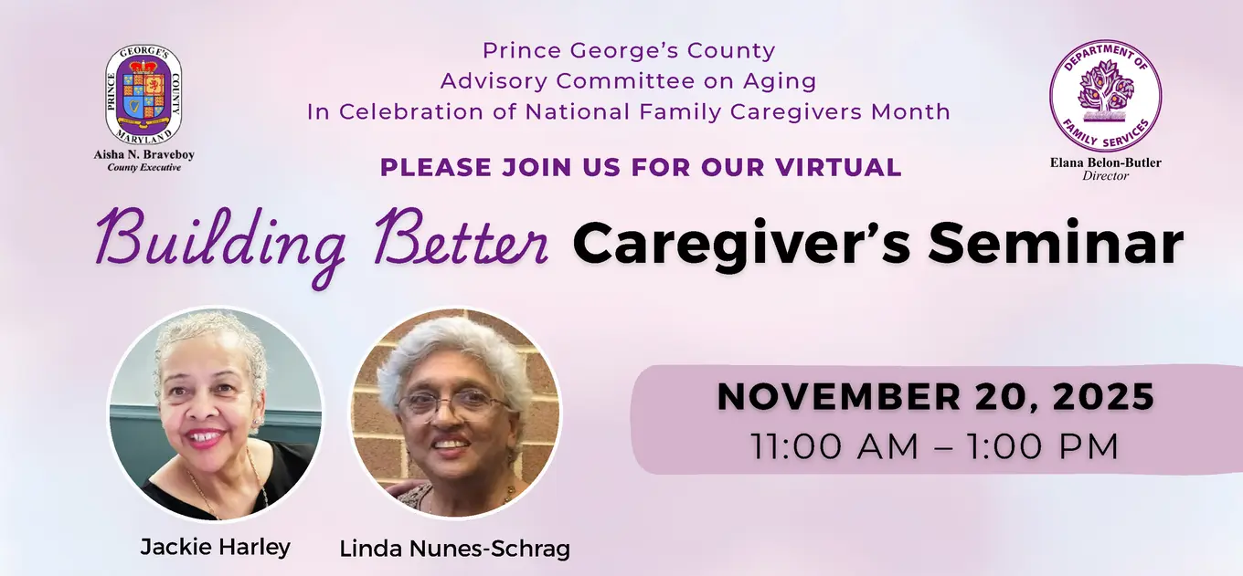 Building Better Caregivers Seminar Banner