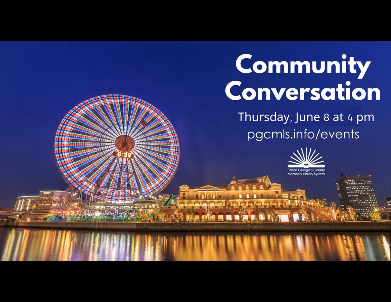 Community Conversation Event Flyer