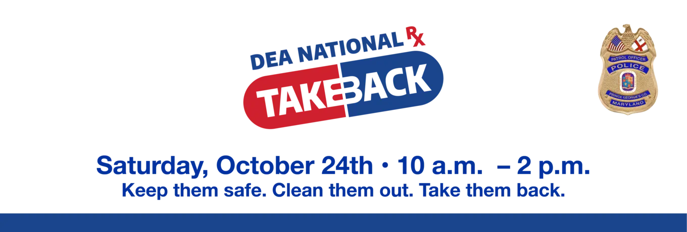 DEA National Prescription Drug Take Back Day Graphic
