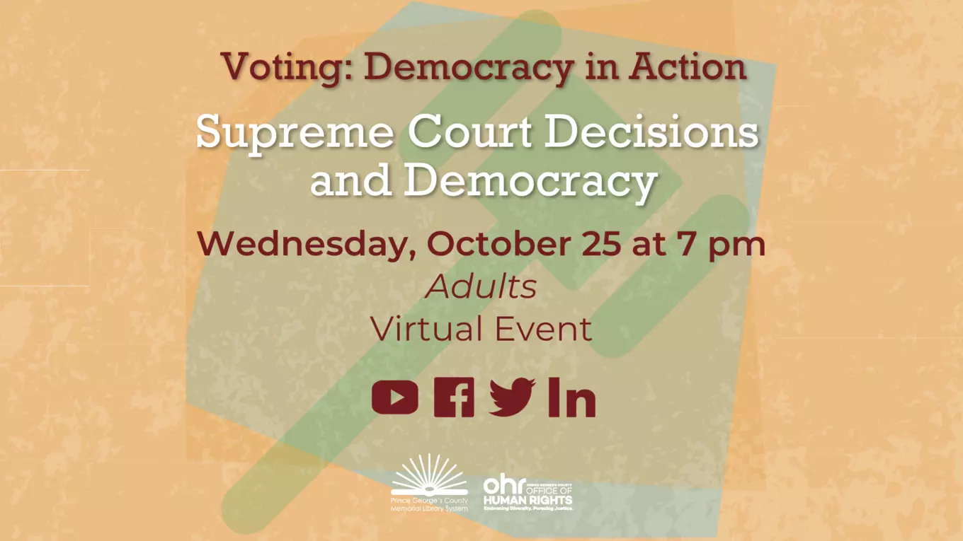 Democracy in Action Event Flyer