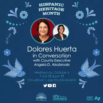 Dolores Huerta Event Flyer