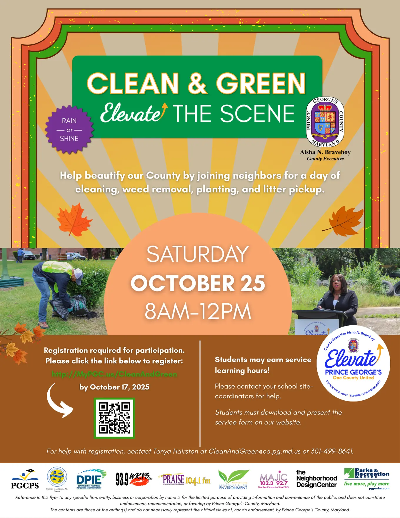 Clean & Green Fall 2025 flyer