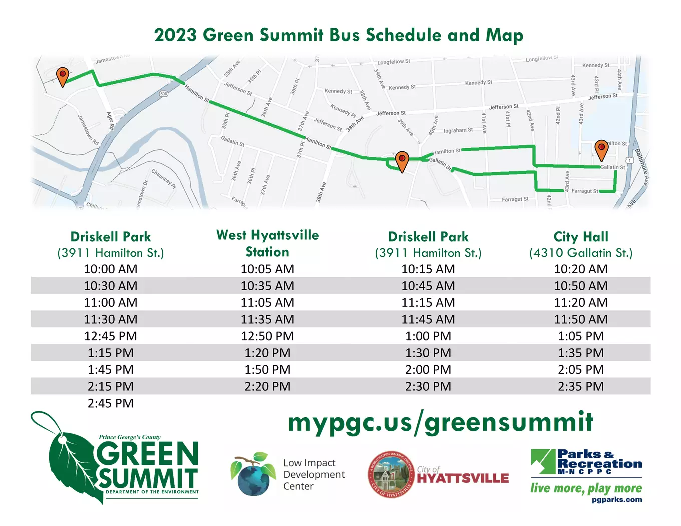 DoE Green Summit 2023 Bus Shuttle