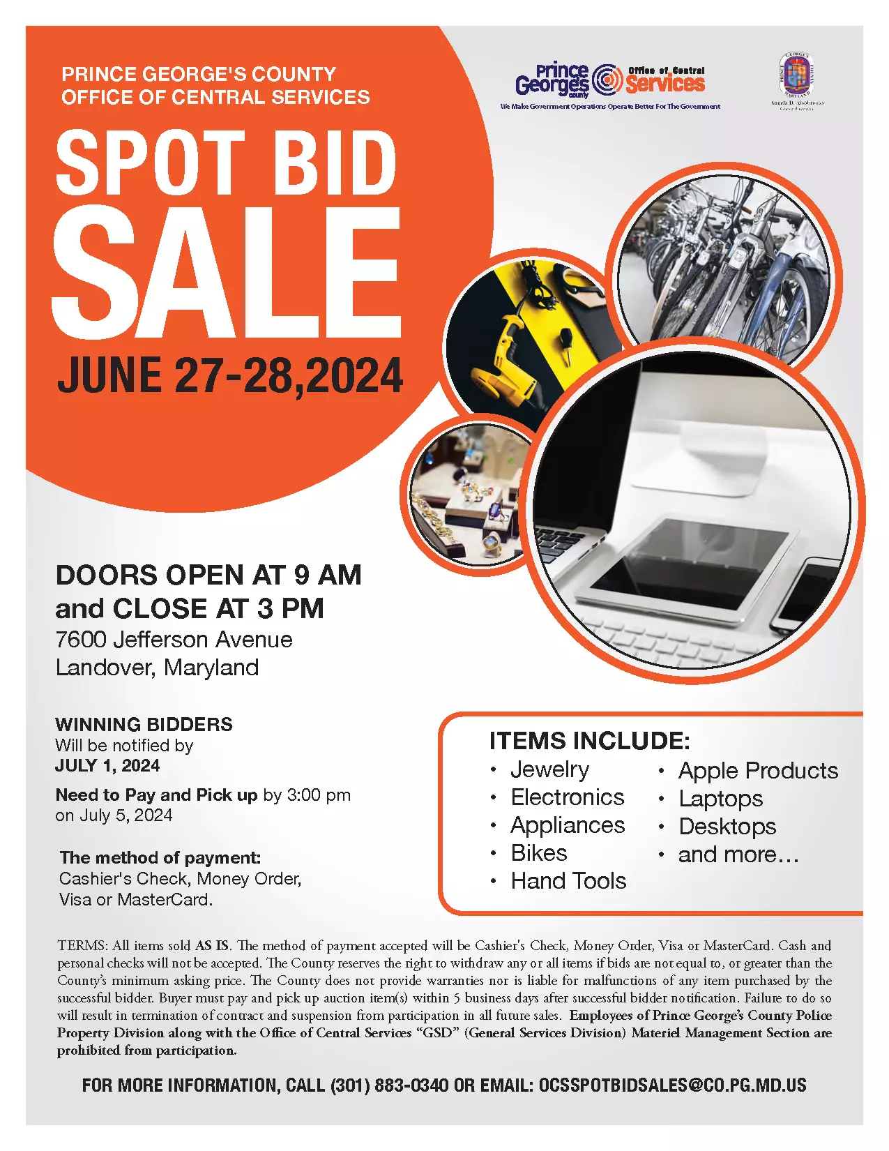 SPOT BID SALE