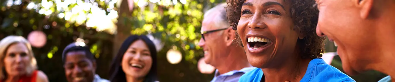 Woman using a Blood Pressue machine. 