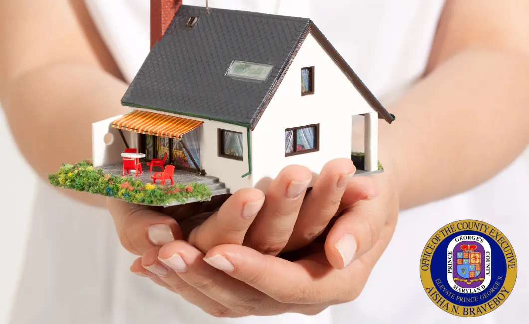 Home being held in hands 