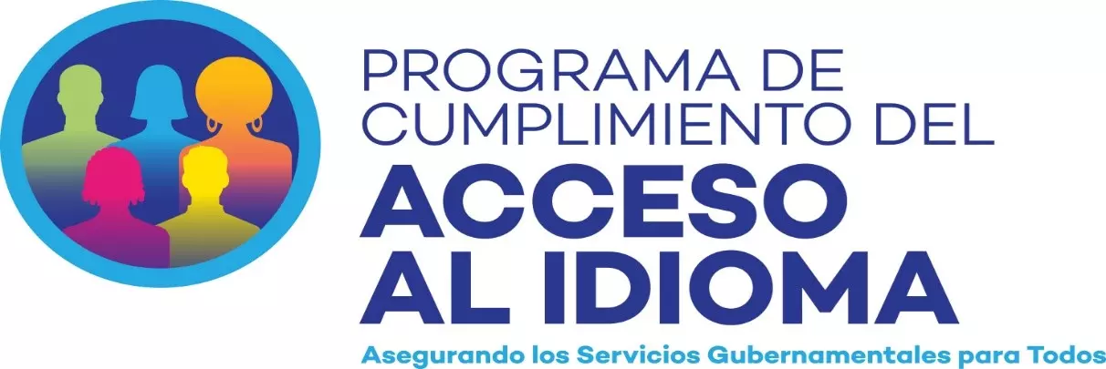 Spanish-language logo for Language Access Compliance Program