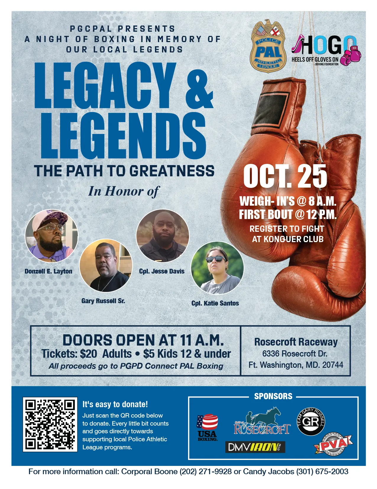 Rookie Rumble Title Legacy and Legends Oct 25th at Rosecroft Raceway.