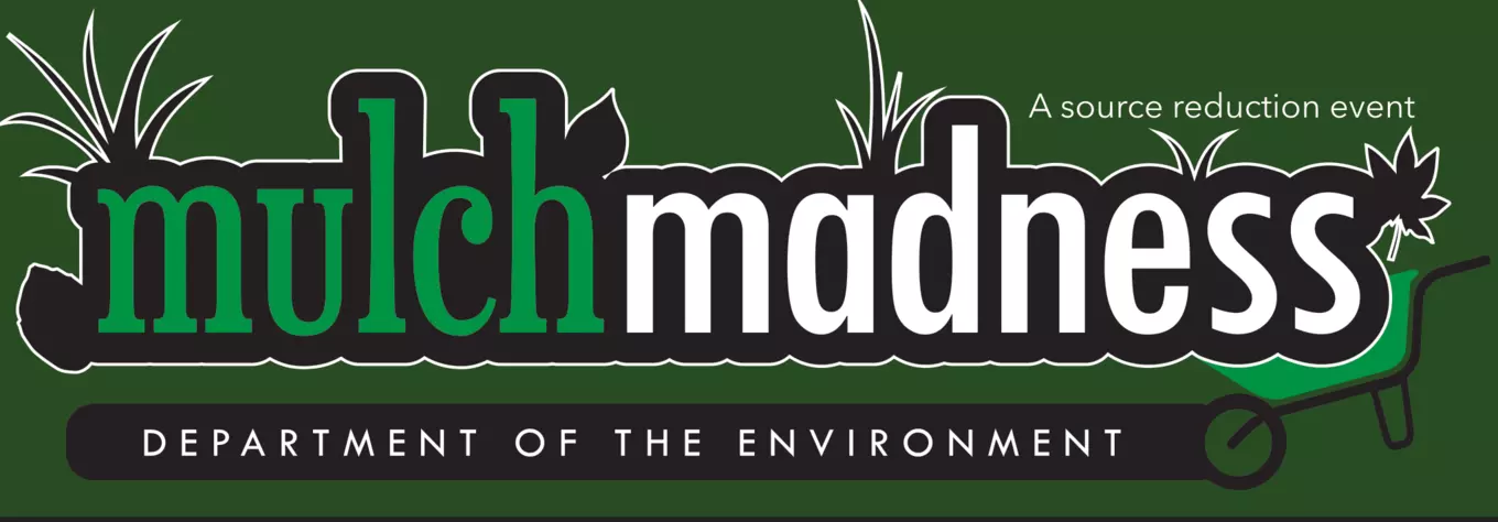 Graphic with mulch madness event wording
