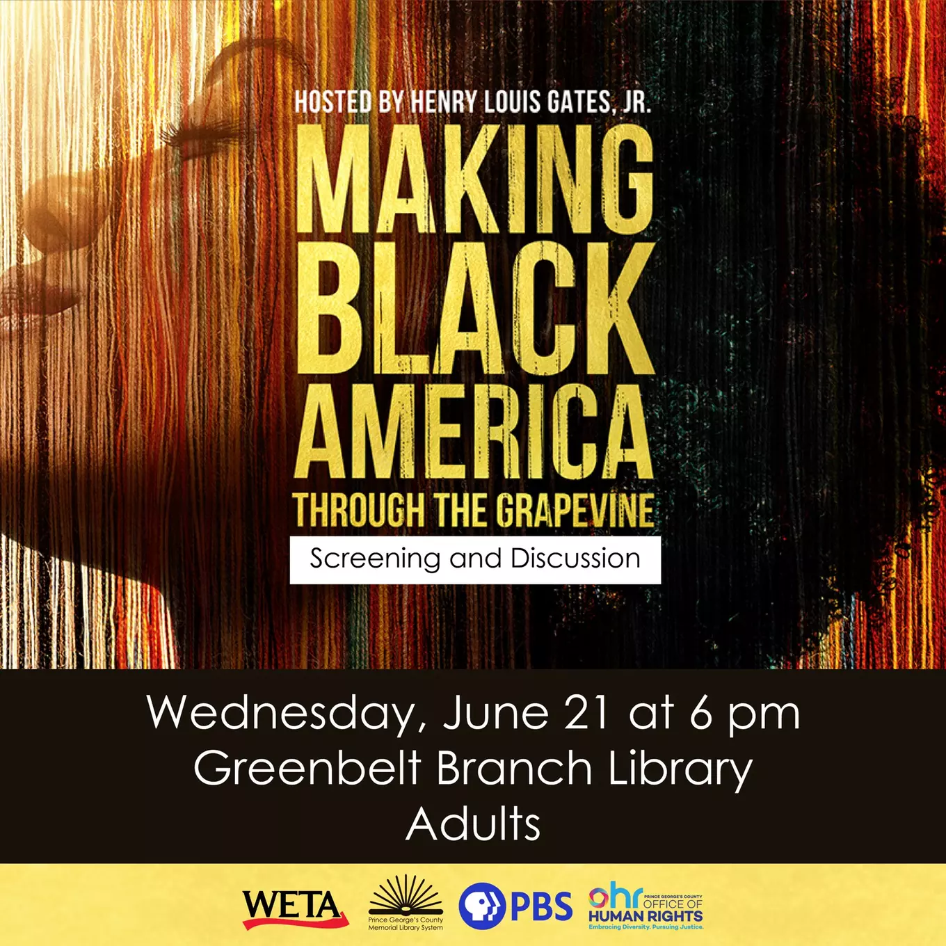 Making Black America Event Flyer 