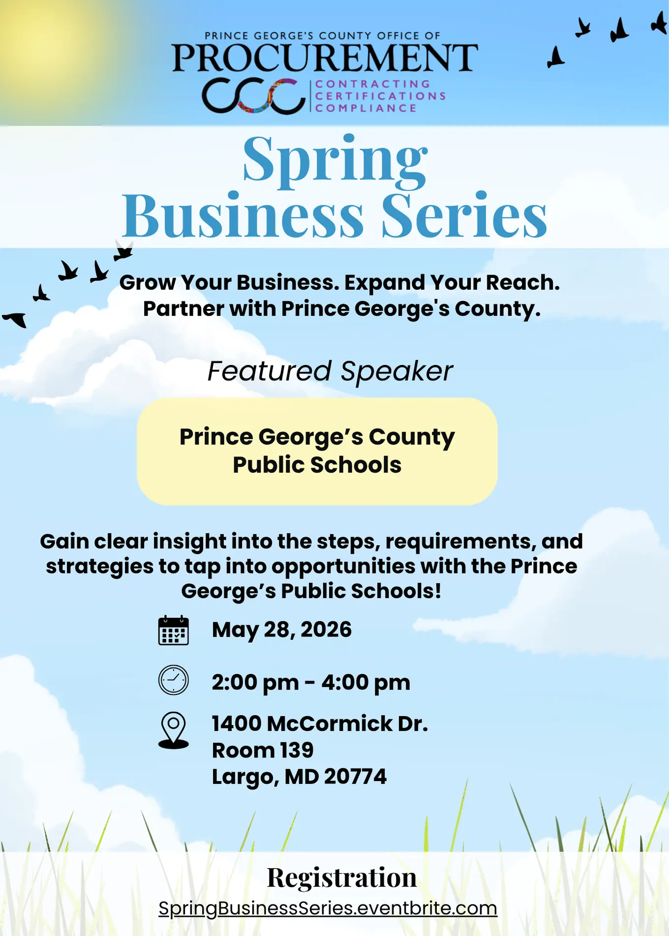 Spring Business Series Featuring Prince George's County Public Schools