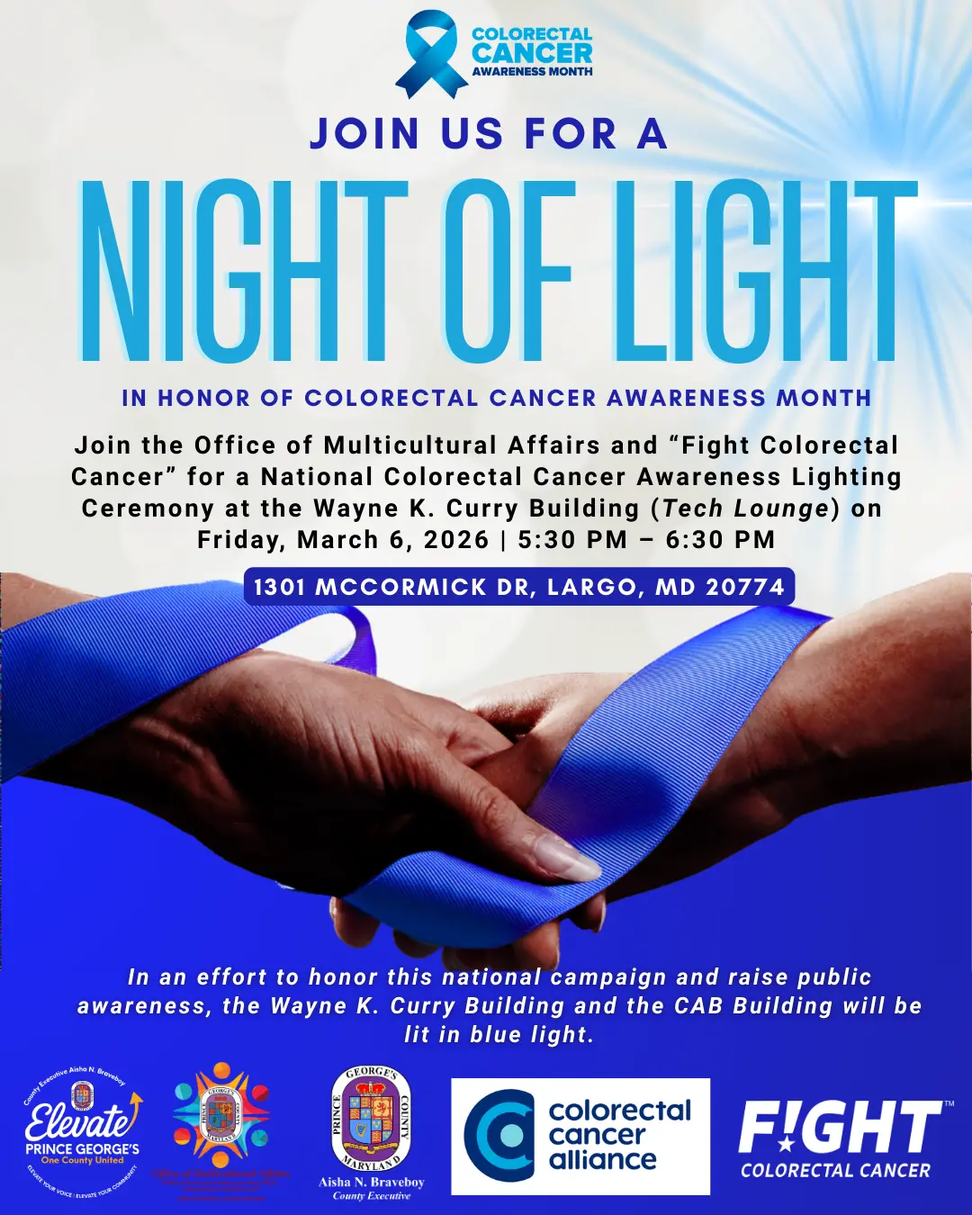 Night of the Light Ceremony at WKC Building