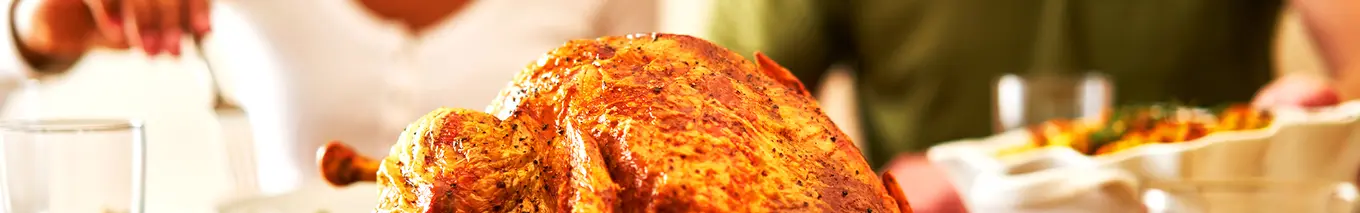 Cooked Turkey on Table