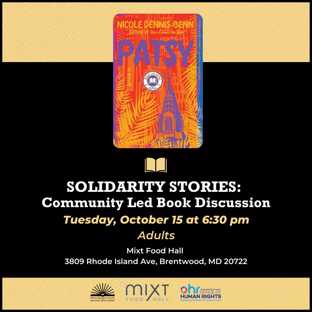 IMAGE: Solidarity Stories at mixt food hall reading Patsy