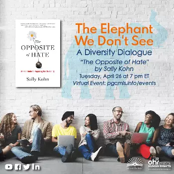 The Elephant We Don't See - The Opposite of Hate Event Flyer