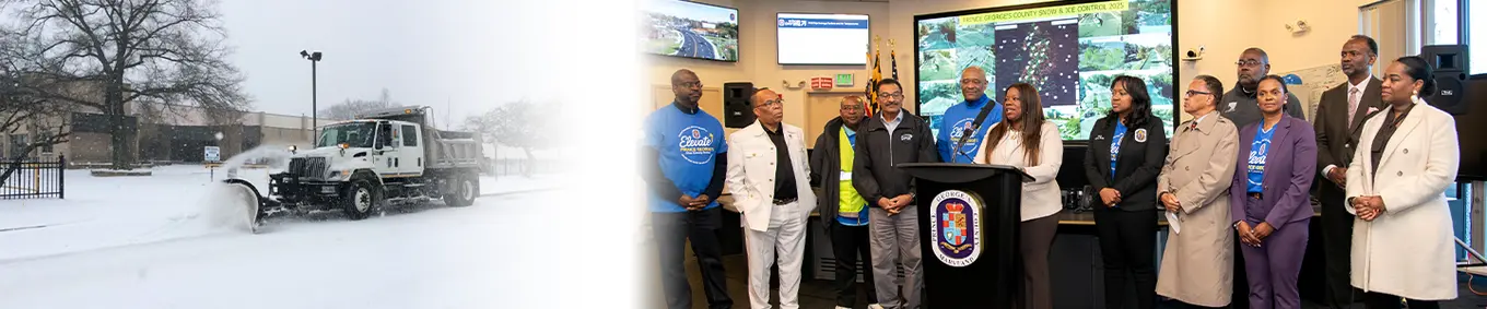 snow and ice control banner