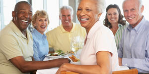 Older Adults Smiling back at viewer