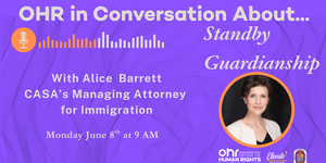 flyer featuring image of Alice Barrett and event title