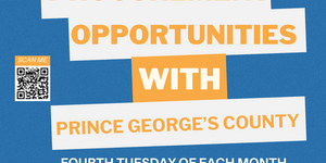 Get Ready For Procurement Opportunities With Prince George's County.