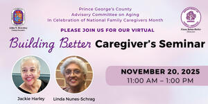 Building Better Caregivers Seminar Banner