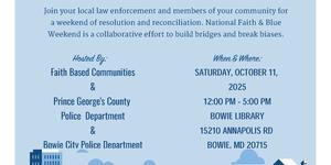 Faith and Blue Event Details at Bowie Library