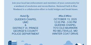 Faith and Blue Event Details at Queens Chapel United Methodist Church