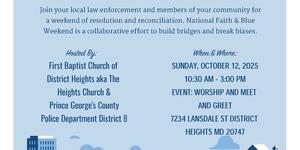 Faith and Blue Event Details at First Baptist Church of District Heights