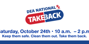 DEA National Prescription Drug Take Back Day Graphic
